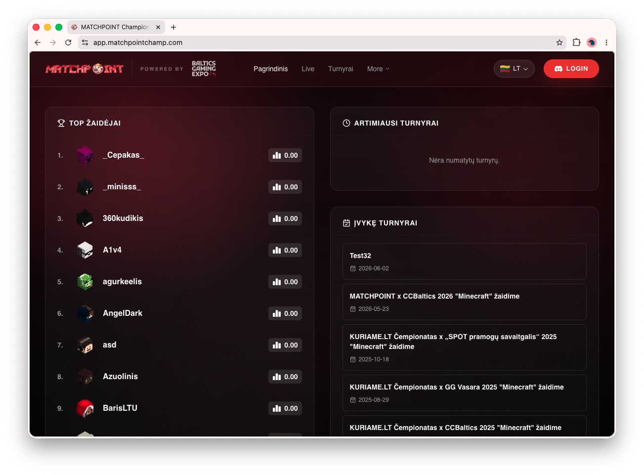 MatchPointChamp Mockup