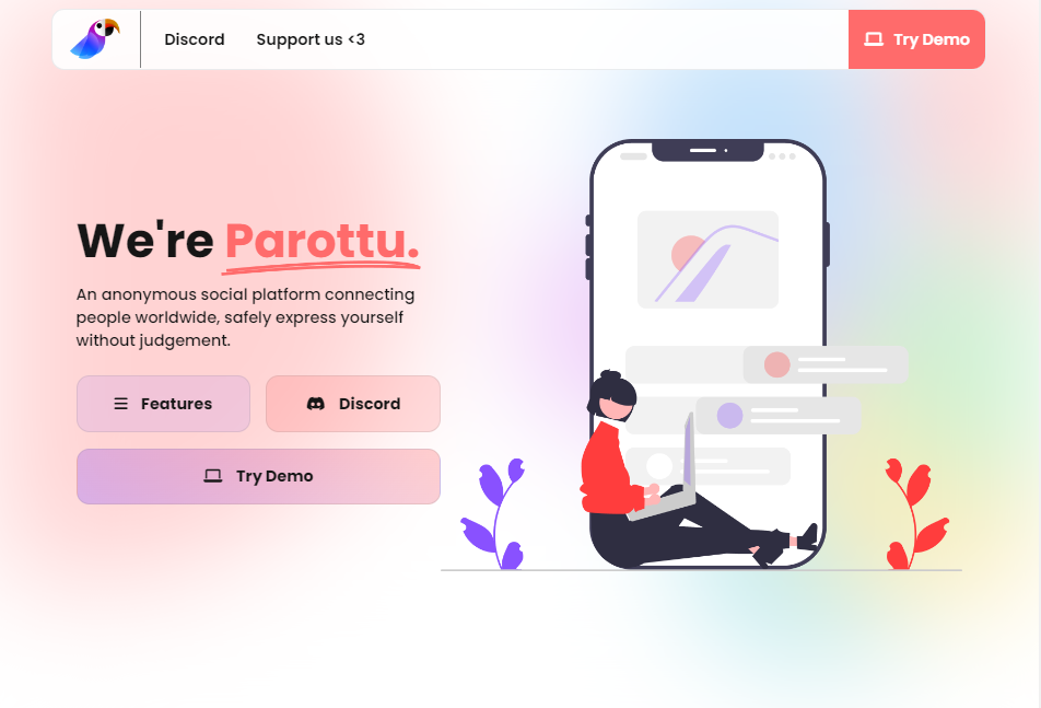 Parrotu Mockup